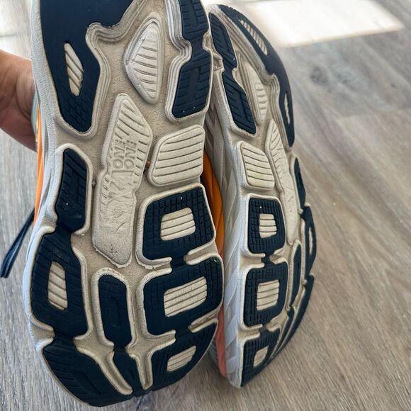 HOKA bondi 7 blue sneakers sz 9 womens - Picture 5 of 7